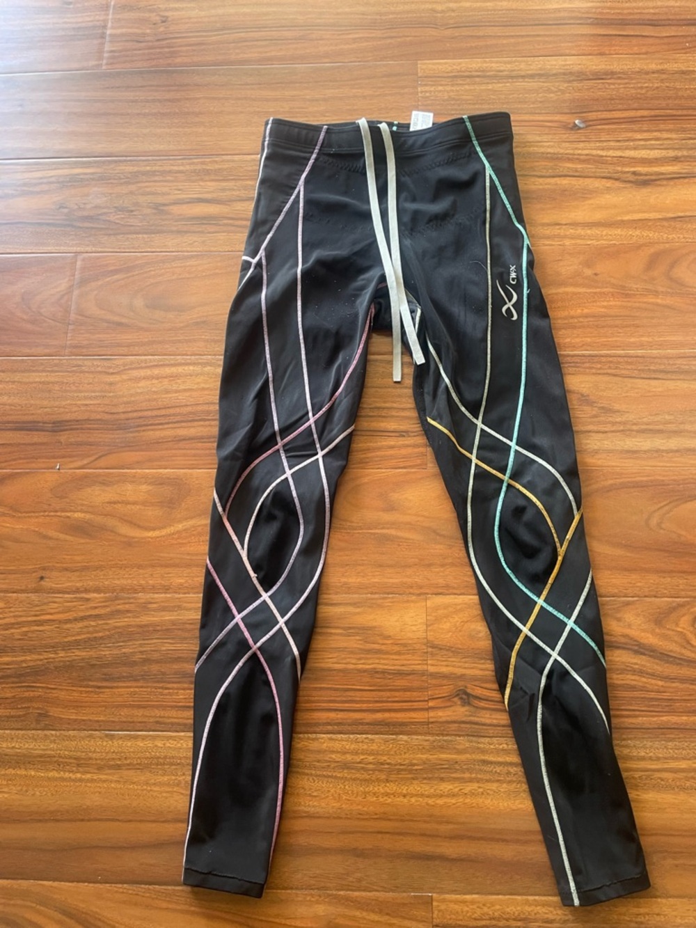 CW-X Black Endurance Muscle and Joint Support Compression Leggings